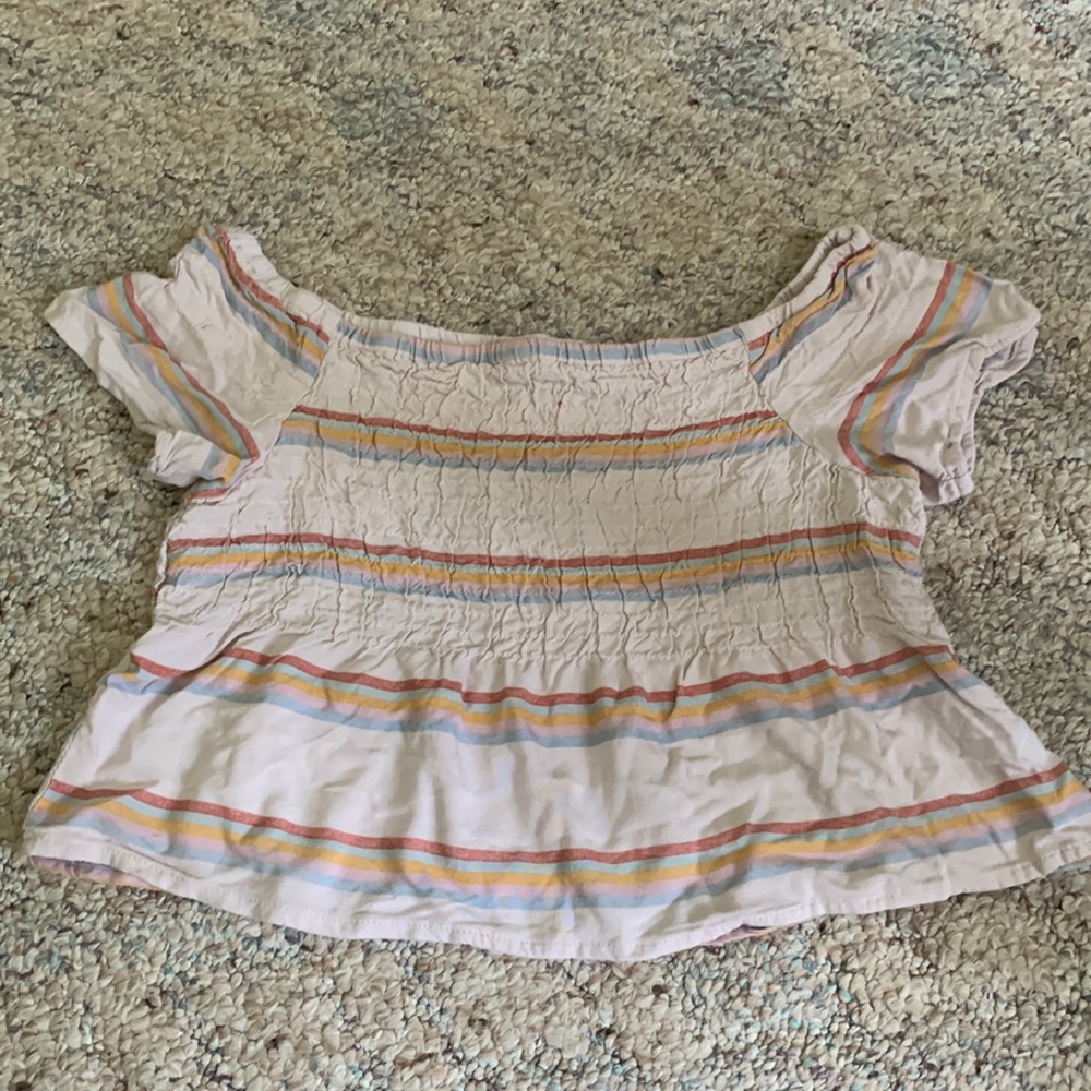 Style Envy Cropped Striped Women’s Top Size Small.